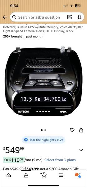 Uniden 3a004135 Dfr7 Super Long Range Radar Detection With Gps