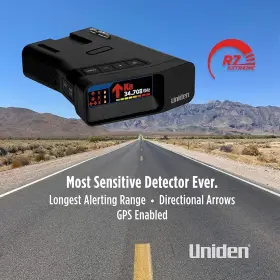 4ast015642 Uniden R7 Long Range Radar Detector - Black