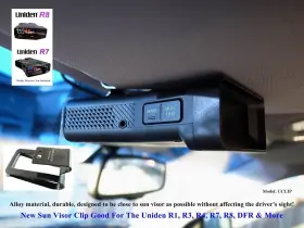 Uniden 722589294310 Sun Visor Clip Mount For The Radar Detector R1 R3 R4 R7 R8 Dfr &more