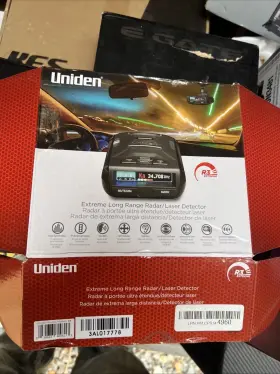7474 Uniden R3 Extreme Voice Alert Long Range Radar And Laser Detector - Matte Black