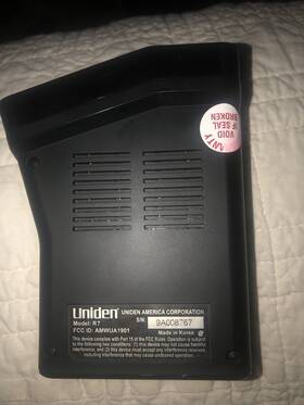 Uniden 9a008767 Radar Detector R-7 With Original Accessories X K Ka Laser Bands