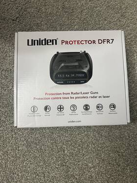 Uniden E59m2m4yy Dfr7 Long Range Wide Band Laser/radar Detector With Gps Oled Display