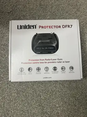 E59m2m4yy Uniden Dfr7 Long Range Wide Band Laser/radar Detector With Gps Oled Display