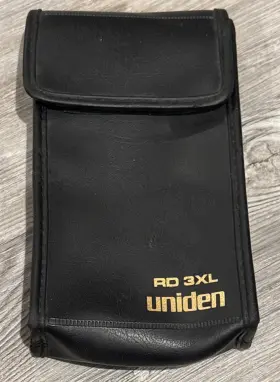 Rd-3xl Uniden Vintage Radar Detector Rd 3xl Leather Pouch Case No Unit