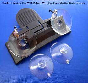 Valentine One 611138334341 Cradle 4 Suction Cup And Release Wire Good For The Gen1 Radar Detector