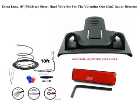 E29f Valentine One V3m V713 10ft Extra Long Direct Hard Wire Set For The Gen2 Radar Detector