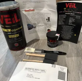 Veil 896318000005 Stealth Coating Police Laser Radar Countermeasure