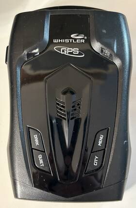 Whistler 00102020202 Lr-300 Radar Detector Black Gps No Cord Unit Only Untested
