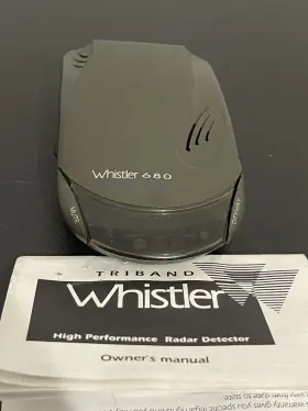Whistler 052303202919 Radar / Laser Detector 680 Unit Only No Power Cord W Manual