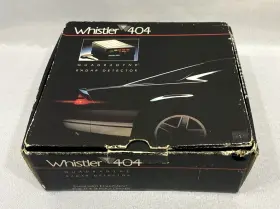 Whistler 052303207129 Vintage 404 Quadradyne Radar Detector