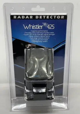 Whistler 052303308420 425 Quadradyne Radar Detector High Tech Full Range 6 Part Led City Hwy
