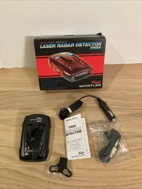 Cr85 Whistler 052303406584 Laser Radar Detector Tested With All Accessories