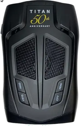 Whistler 052303409349 Titan Radar Detector