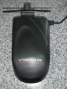1170sw Whistler 1170 Sw Vintage Radar And Laser Detector With Power Cord Mount