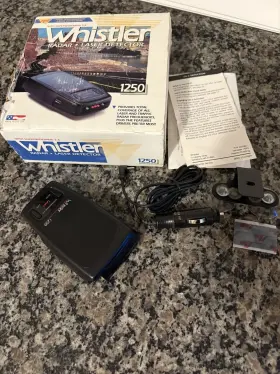 1250 Whistler Vintage Radar / Laser Detector In Original Box