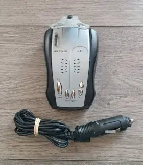 1743-1 Whistler Radar Detector With Oem Power Supply Tested