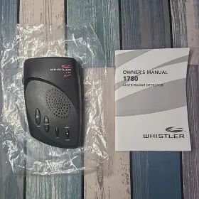 1780 Whistler Laser Radar Detector Memo With Owners Manual - Tested