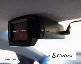 Whistler 722589294280 Nice Alloy Material Sun Visor Clip / Mount Good For The Cobra Radar Detector