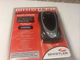 De-1788 Whistler Vintage Sealed Cordless Battery Operated Laser Radar Detector De- 1788