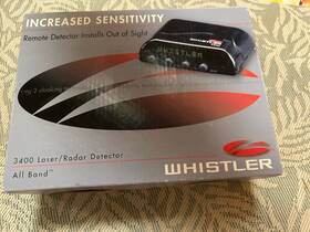 Whistler De-3400 Radar Open Box See Pics Warranty To Work