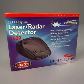 De1630 Whistler Vintage Radar Detector 1630 With Charger And Bracket