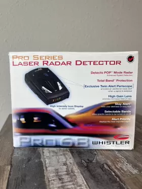 Whistler Pro-68 Pro 68 Series Laser Radar Detector Works Fine