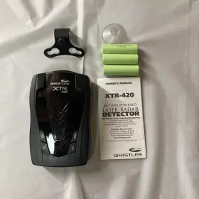Xtr-420 Whistler Tr-420 Laser-radar Detector Battery Powered See Images
