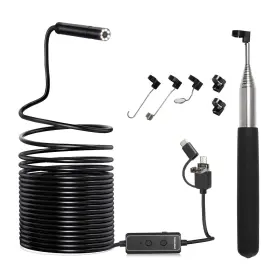 F160 Xpertmatic 897093822178 Usb And Wifi 2.0 Mp Hd Endoscope 16.4ft Large Focal Range Borescope Dra