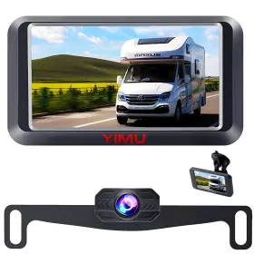 Ahd5001 Yimu Ahd 2k Backup Camera For Car With 5 Monitor Night Vision Diy Guide Lines