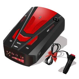 Yinzoonail R2v7 Newly Driving Aids Radarrdetector For Cars With Led Display Long Range Detec