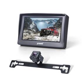 Yuwei 614163887400 Backup Camera For Car 4.3 Inch Monitor With Ip69k Waterproof Night Visi