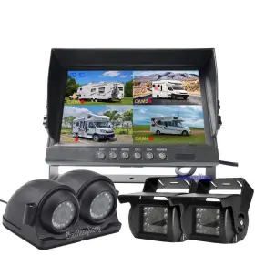 4cam Zhanhongxiang Ahdipsdvr Ahd 1080p Backup Camera 9 Inch Dvr Monitor Kit 4x Ir Night Vision Front Side Rear