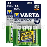 8 X Varta Aa 2100MAH Batteries Rechargeable Ni-mh 1.2V HR6 LR6 Stilo Accu Power New. Price: $26.35.