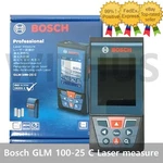 Bosch 100-25 Laser Distance Measure Blutooth 100M (GLM100 Follow-up)= New. Price: $165.45.