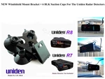 New Windshield Mount Bracket + 6 Blk Suction Cup For The Uniden Radar Detectors. Price: $8.90.