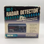 New Maxon RD-3 Superheterodyne Radar Detector Old Stock Open. Price: $32.80.