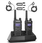 Ketelese T3G Waterproof Gmrs Two Way Radio, Black Open. Price: $80.00.