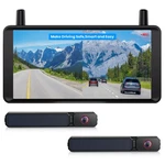 Auto-vox 2 Solar Wireless Backup Cameras: 6" 1080P Dvr Monitor With Dual Antenna New. Price: $157.49.