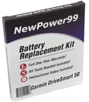 NP99SP NEWPOWER99 Battery Kit For Garmin Drivesmart And 50LM Wi.... Price: $68.52.