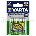 4 X Varta Aa 2100MAH Batteries Rechargeable Ni-mh 1.2V HR6 LR6 Stilo Accu Power New. Price: $16.45.