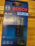 Bosch GLM100-23 Blaze Laser Distance Measurer 100FT, Rounding Function New. Price: $29.99.