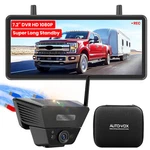 Auto Vox Magnetic Solar Wireless Backup Camera : 7.2" Dvr 1080P Split Monitor New. Price: $143.99.