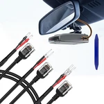 Radar Detector Mirror Power Cable (3-PACK), 16" Braided RJ11 Cord Universal New. Price: $21.53.
