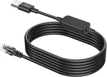 Radar Detector Cable, Usb 2.0 Plug RJ11-3.3FT, Black New. Price: $25.69.
