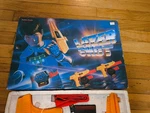 Vintage Radio Shack Lazer Shot 2 Complete Sets (1 Boxed, One Foam Only) Used. Price: $39.99.