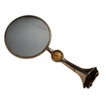 Vintage Chrome Rear View Mirror W/ Thermometer Accessory Joma Used. Price: $299.92.