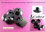 New Cobra Radar Detector Windshield Mount Bracket + 6 Black Colored Suction Cup. Price: $8.90.