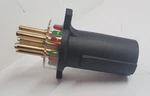 Corded Electric #7865L 7-WAY Round Pin Tractor Plug Tester Trailer Circuit Open. Price: $24.99.