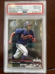 2017 Bowman Chrome Ronald Acuna Jr. 1ST Prospect #BCP127 Psa 10 Braves H265 Graded. Price: $333.00.