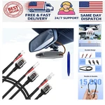 19.9" Braided RJ11 Power Cables 3-PACK For Escort, Valentine, Uniden Detectors New. Price: $13.22.